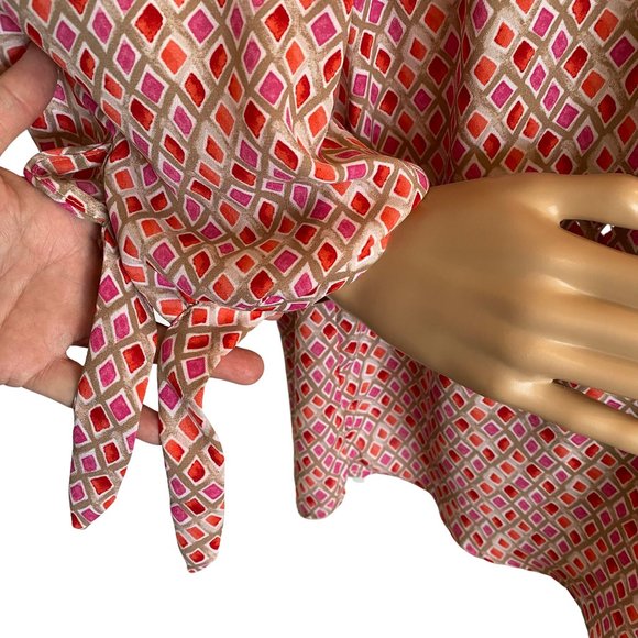 Catherines 1X Plus Size 3/4 Sleeve Top for Women, 18-20W Ladies Plus Size Blouse - Picture 6 of 11